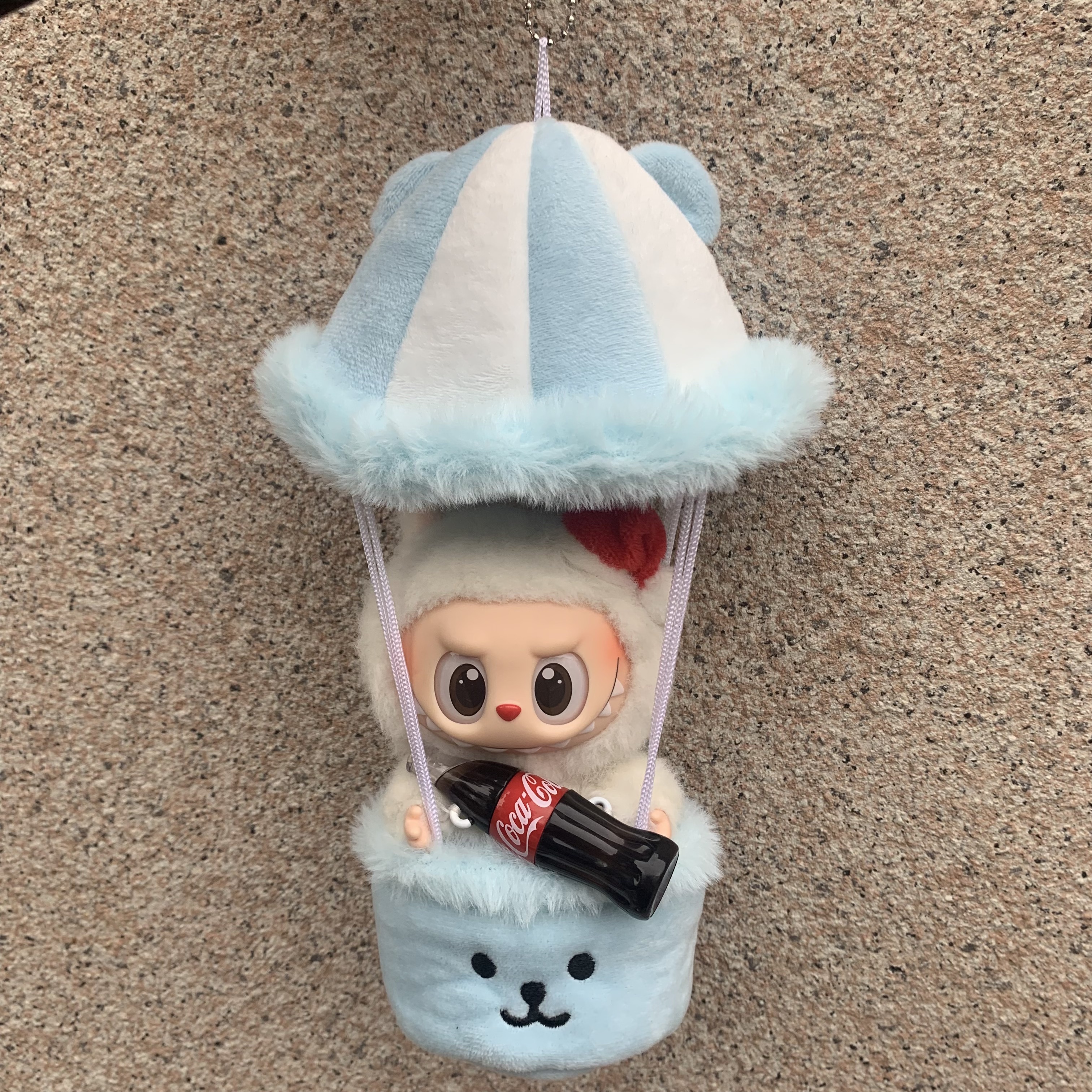 自嘲熊娃衣创意热气球高颜值挂饰摆件拉布布棉花娃娃衣服装饰女