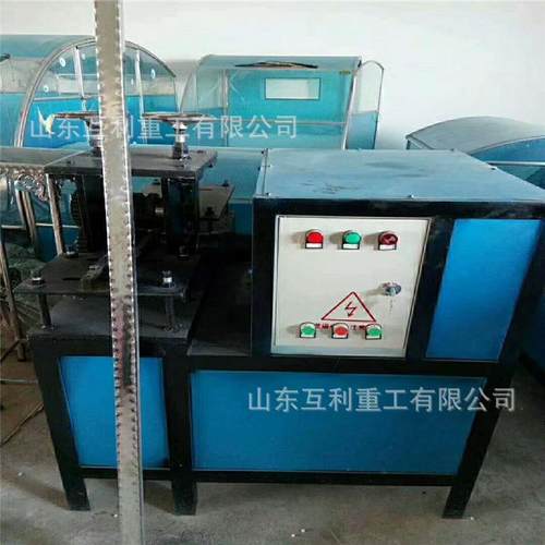 圆管方管拧麻花机 自动铁管铜管铝管扭麻花机 不锈钢管扭绕花管机