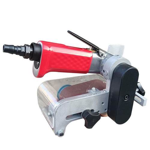 气动坦克拉丝机砂带机不锈钢打磨砂带机抛光机金属工业级台湾