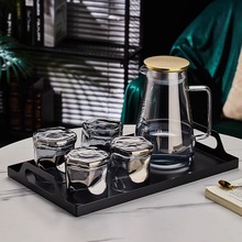 家用高级感轻奢水杯水壶玻璃杯套装家庭客厅茶几餐桌杯子水具杯具