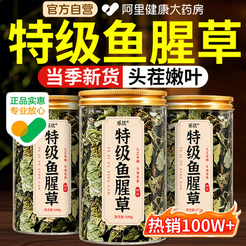 特优级鱼腥草中药材嫩芽