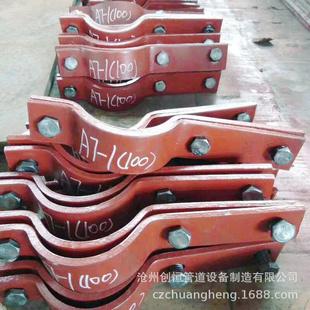 扁钢管夹 双螺栓扁钢管夹 保冷双孔管夹抱箍 碳钢三螺栓管夹 管卡