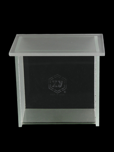 鑫怡玻璃色谱罐高硼硅斜底平板底薄层色谱膨胀罐染色罐单槽P型双