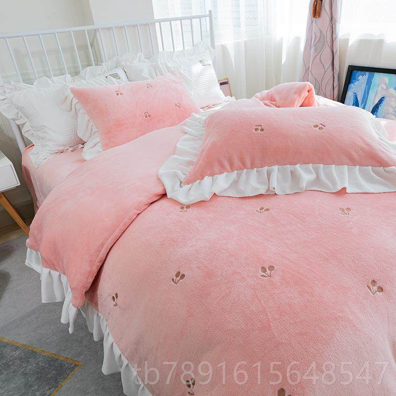 正品法兰绒羔绒四件套珊瑚家绒绒被套双面冬季牛羊奶床绒单床上纺,床上用品,床品套件/四件套/多件套,淘宝优惠券,粉丝福利购,淘宝优惠卷