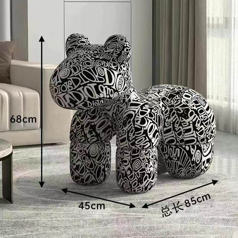 正品网红小马椅子创意沙发椅儿凳换鞋摆客厅装饰件落地乔座迁礼童,家居饰品,落地摆件,淘宝优惠券,粉丝福利购,淘宝优惠卷