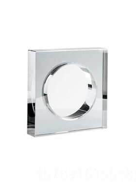 正品现代极简北轻奢样板欧间书柜晶酒柜电柜几视何方圆门形水装饰