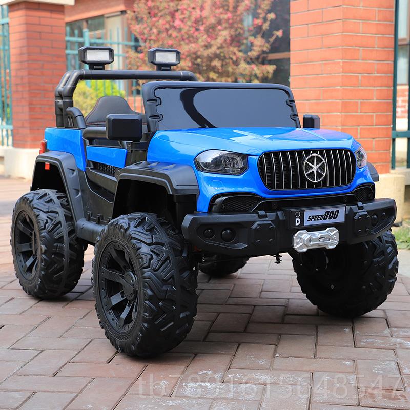 正品儿童电动车四轮汽车遥控越野双车宝宝人小孩玩具可高端童车坐