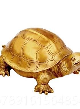 正品纯 中式客龟厅钱铜乌龟摆件铜龟纯铜长寿居家小乌舟龟金龟工