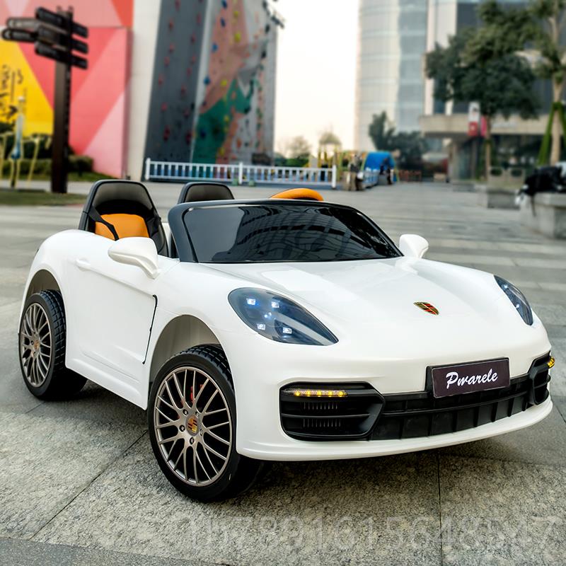 正品人拉梅拉儿帕童双小人电动汽车四轮超大可坐大孩宝宝遥控玩具