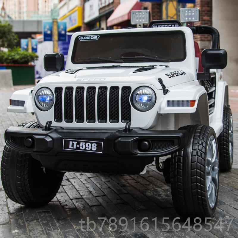 正品儿童双电动车野四轮可坐人越遥四驱汽车男女宝宝小控孩摇摆玩