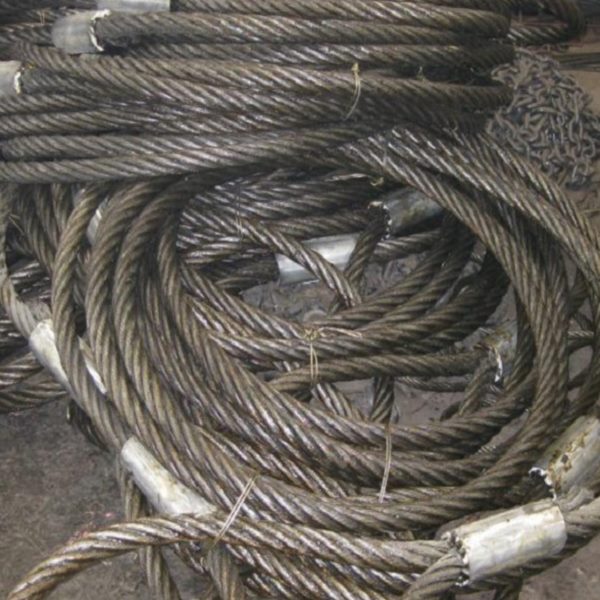 钢丝绳套插编压制软钢丝绳编头起重搬运塔吊车吊具机车用拖车索具