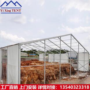 30X40米工业仓储棚房高强度铝合金结构建筑篷房物流集散储存篷房