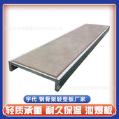 轻质承重屋面板 钢结构楼板 钢骨架轻型板厂家直供 钢构轻强板