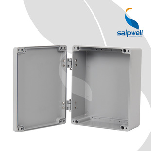 赛普供应280*230*110mm合页铸铝防水盒 金属接线盒 带铰链仪表盒