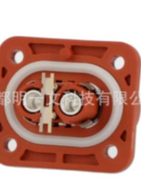 ELR2A04 橙色 2P AMPHENOL 高压件连接器 全新C10-738025-2AP4