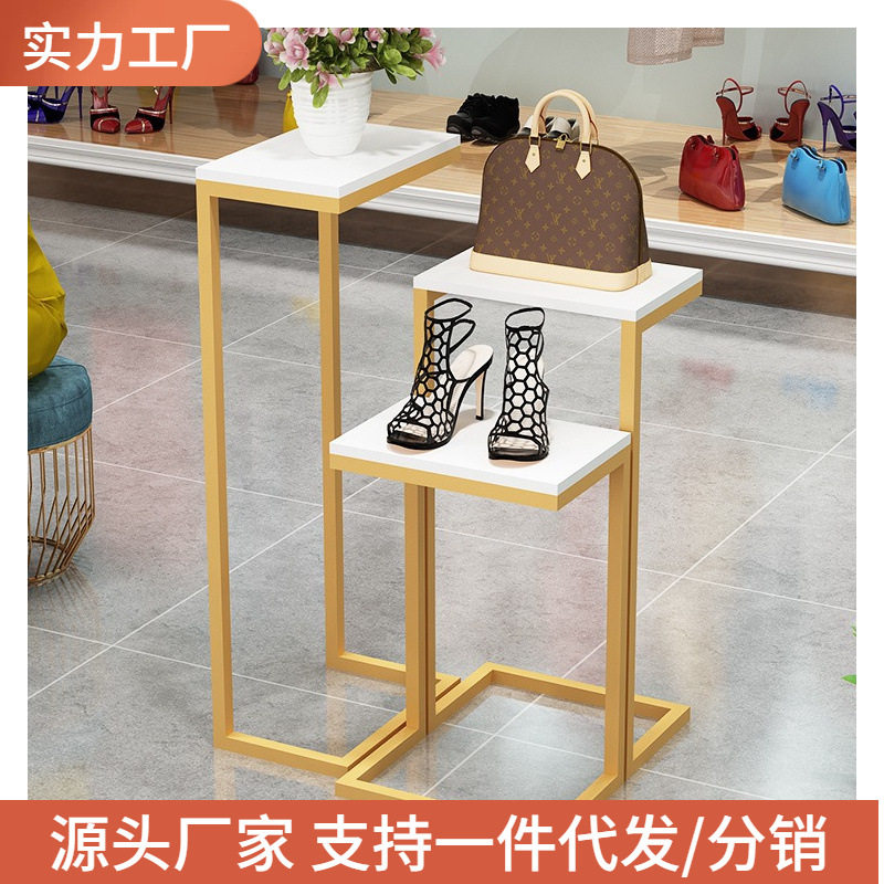 服装店橱窗展示架陈列架金色置物架高低鞋包中岛展示台流水台装饰,办公设备/耗材/相关服务,其它,淘宝优惠券,粉丝福利购,淘宝优惠卷