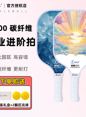 Luzz路兹匹克球板拍碳纤维T700pickleball进阶专业比赛训练认证户