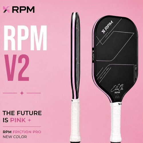 RPM匹克球拍版Friction Pro V2碳纤维专业比赛pickleball热压