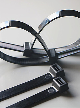 添翼尼龙扎带10*500黑色大扎带9MM宽100条塑料卡扣电Y缆捆扎一拉