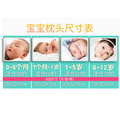 10岁小H学生新生儿珍珠棉枕防偏头四季 宝宝枕头儿童枕头0