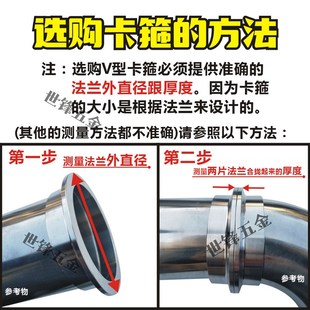 排气管卡箍e不锈钢U型卡子涡轮增压器抱箍连接扣槽宽11MM