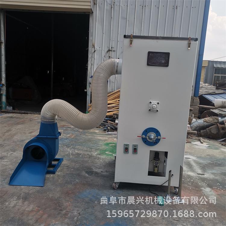 毛绒娃娃开松充棉机 碎海绵枕芯充棉机 枕芯充棉机