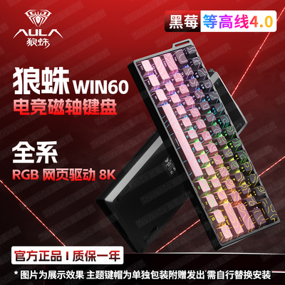 狼蛛Win60磁轴键盘RGB背光