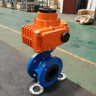 D941X法兰式 开关型软密封电动蝶阀厂家供应铸钢材质 电动蝶阀