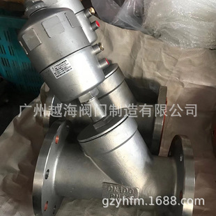 304 25RL气动塑料头角座阀 316 16RL气动焊接角座阀 Y665F