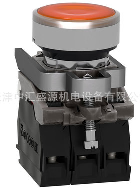 XB4BW35M5带灯按钮黄色240V平头复位ZB4BW0G55+ZB4BW353