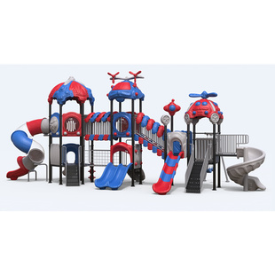 幼儿园户外组合滑梯塑料滑滑梯小区架空层室外无动力儿童游乐设施