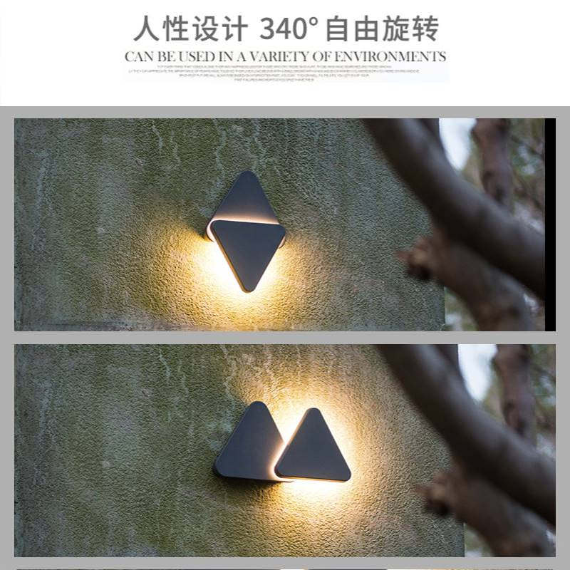铝制LED户外防水壁灯 ip54欧式防水花园庭院灯简约室内防水壁灯