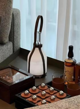 高档轻奢酒具台灯创意装饰摆饰 样板房客厅卧室床头柜桌面摆设