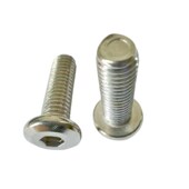 精选优惠201不锈钢大平头倒边内六角螺丝平圆头家具螺钉M5M6M8