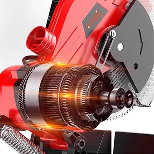 精选锯铝机10寸45度铝合金切角机高精度木材铝材切割机多功能小型