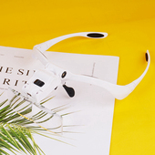 头戴式 嫁接睫毛放大镜眼镜美容毛部F去黑头挤痘粉刺带灯老人看书