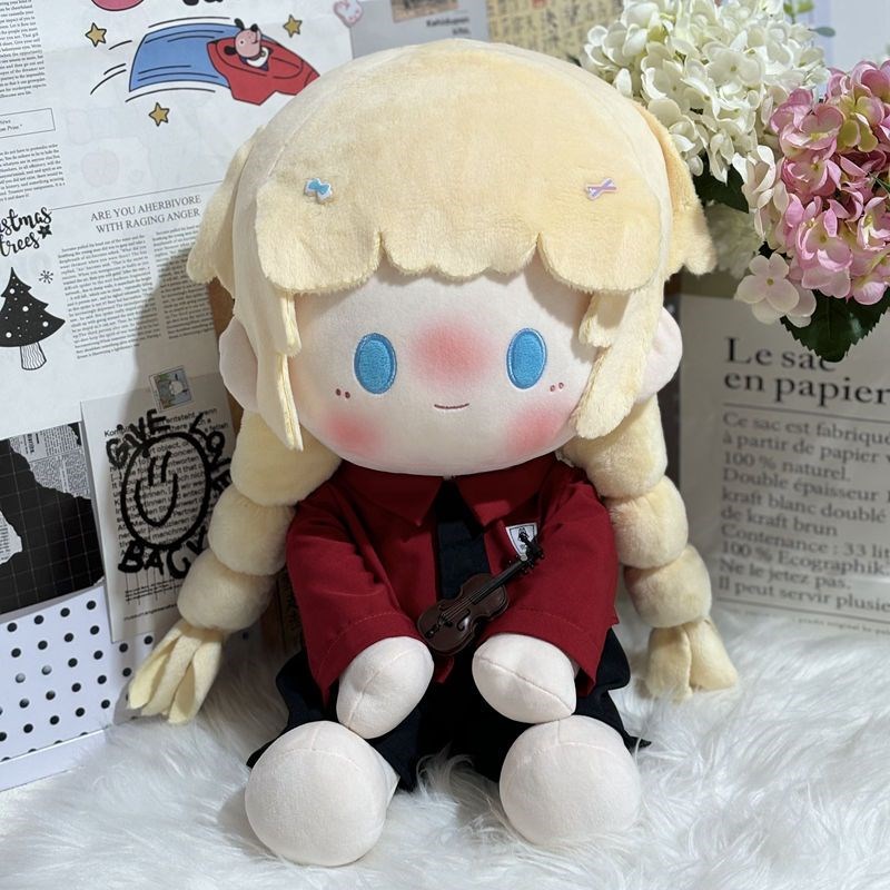 柔可衬衫娃衣20cm4o0cm棉花娃娃毛绒公仔换装男娃娃衣装一番赏换