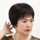 假发中老年女f妈妈全真发全头套老人光头短发50到70岁整顶薄款 真