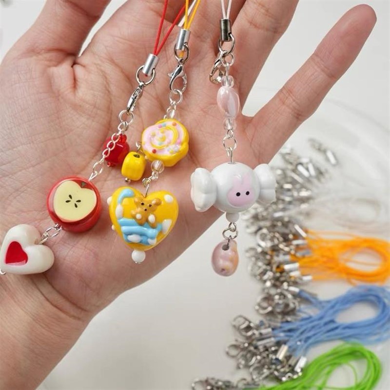 20条dicy手工串珠材料饰品配件手机绳包包饰品挂绳带龙虾扣饰品绳