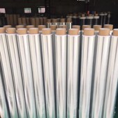 宽1.22米耐高温防火工业锡纸加厚带胶自粘铝箔胶T带1米带胶铝箔纸