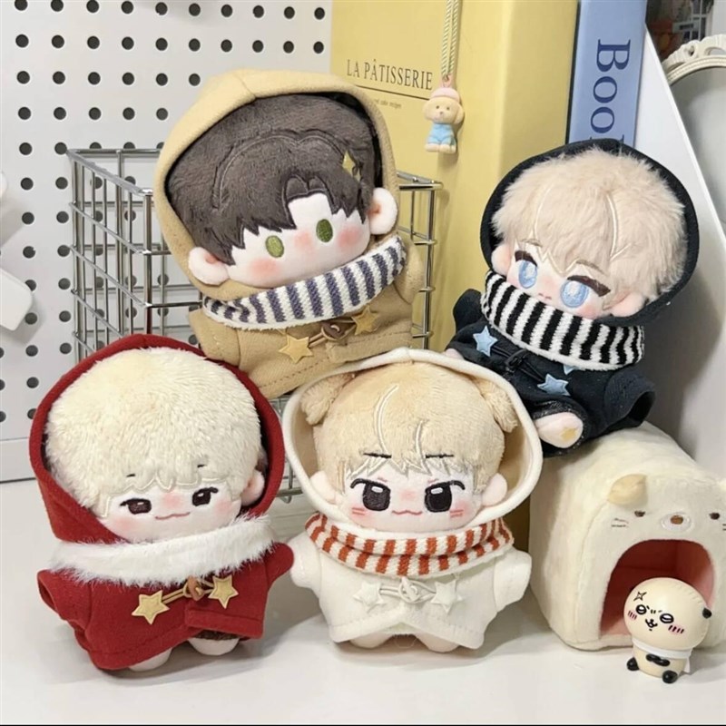 【奶油菠萝包】10cm大衣  棉花娃娃换装O娃衣秋冬套装外套潮流