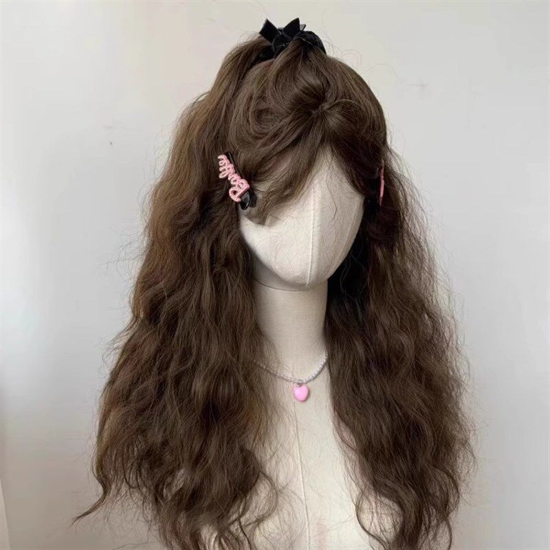 咩咩卷假发女长发Lolita羊毛卷长卷发日常秋季氛S围感慵懒全头套