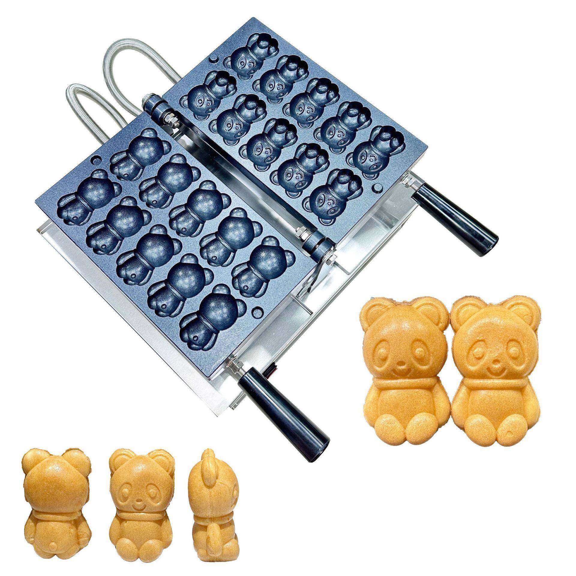 广州首飞商用设备10只熊猫机器鲷鱼烧机器熊猫面包机网红小吃机