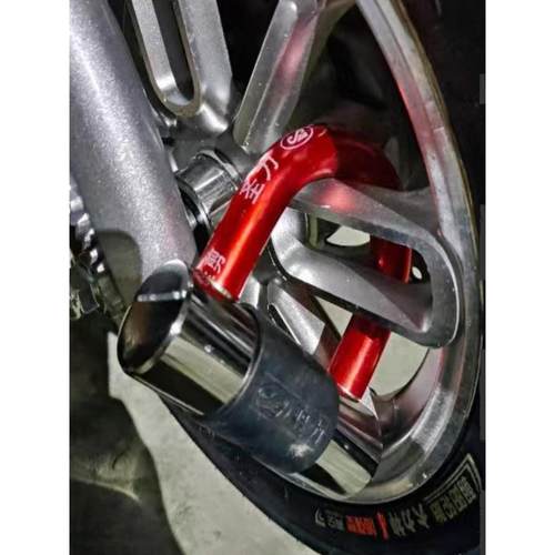 加粗抗液压剪B级电动车U型锁防盗摩托车锁三轮车锁单车锁自行车锁