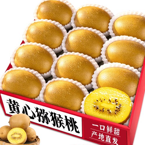 【黄心猕猴桃】香甜多汁|美味！