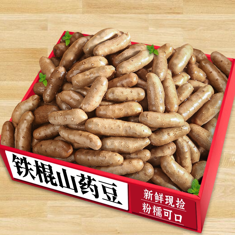 新鲜山药豆正宗铁棍山药豆新鲜现摘农家种植新鲜现发河北山药蛋