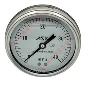 ASK不锈钢压力表OPG 100x40MPa充油耐振动及耐蝕