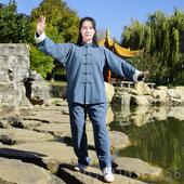 术表演高 太极拳练功服女极端中太服武式 正品 感恩太极2024秋冬新款