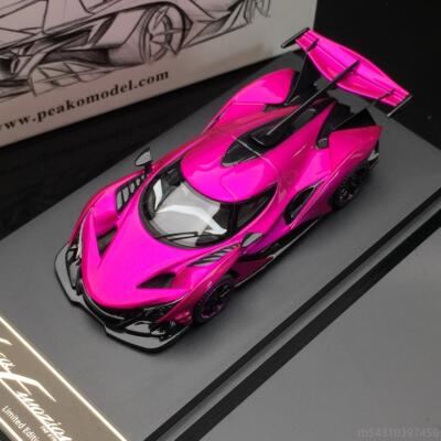 正品沙沙车模型 P汽eak树o 1:64 阿波罗IE 太阳神跑 超脂成人收藏