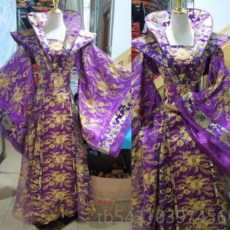 正品唐朝公主古装汉服女红色服宫装廷古代嫁衣冠霞帔凤戏皇后服杨